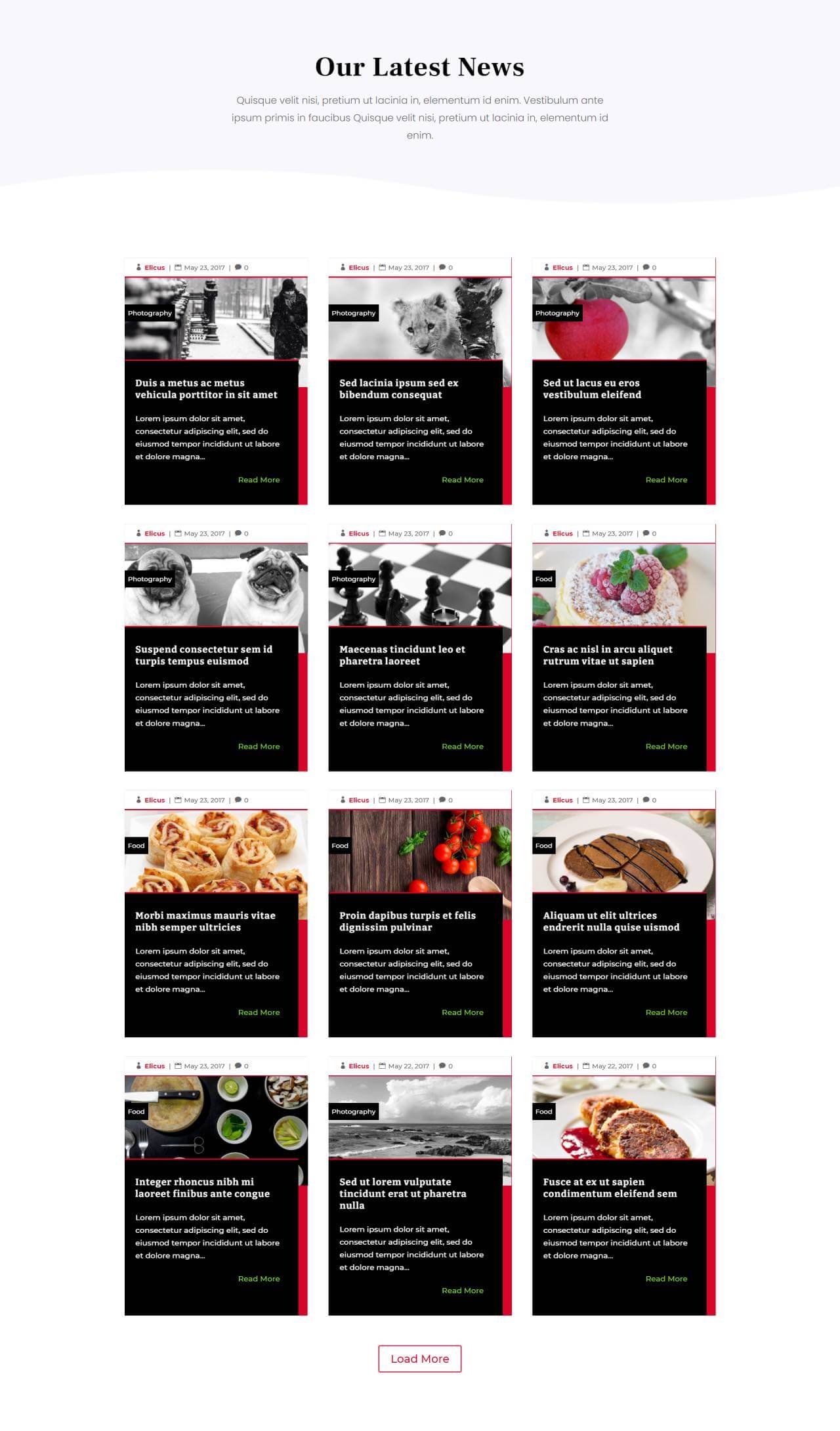 Divi Blog Layout 48